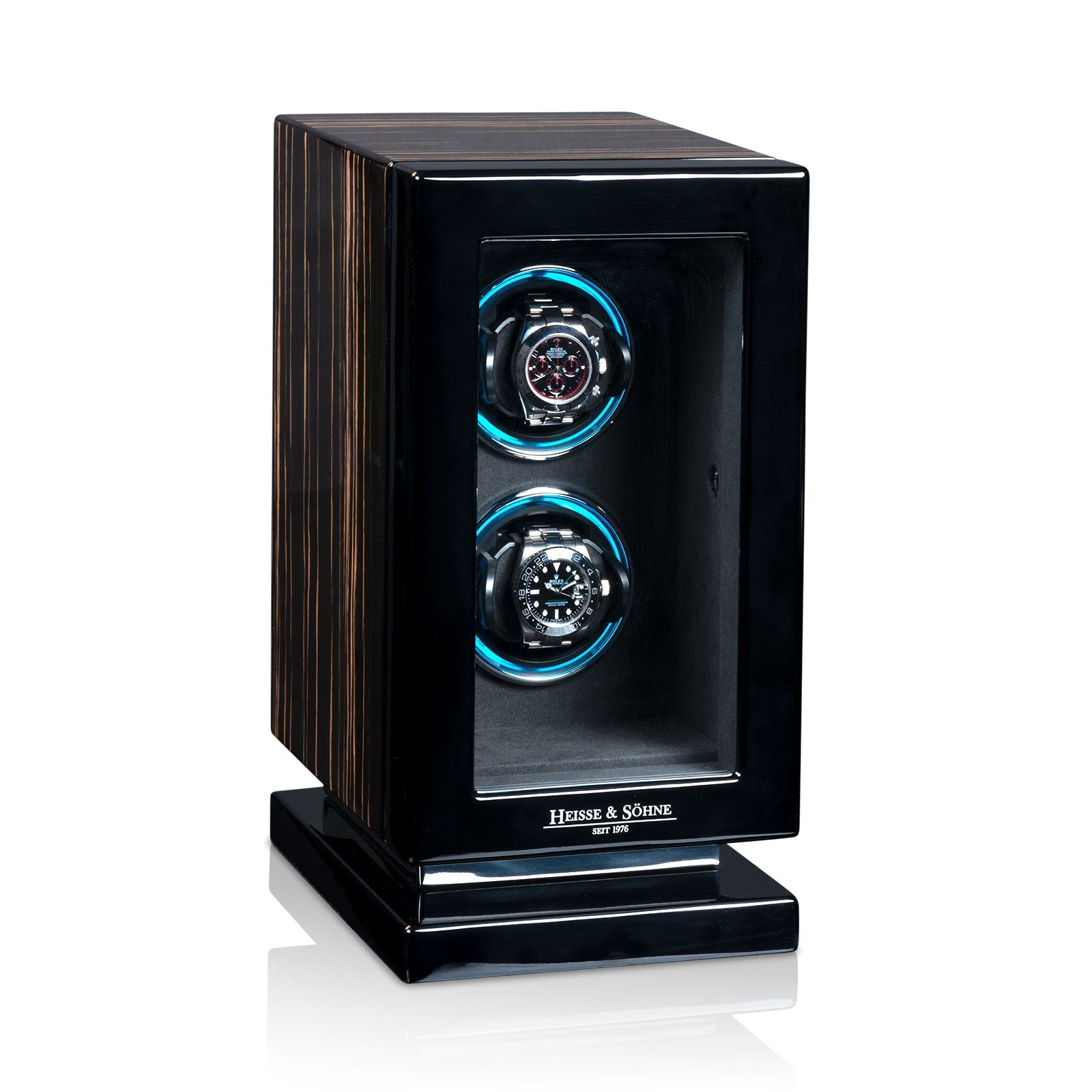 Carica Orologi Automatici - Rome 2 Ebano ad Alta Brillantezza-Le Remontoir-1