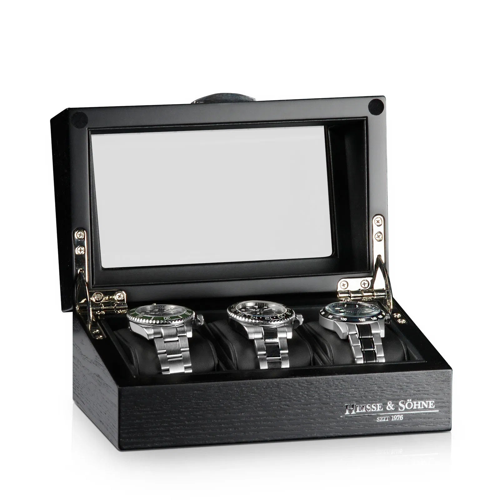 Porta Orologi - Guichet Oxford 3 Orologi Quercia Scura-Porta Orologi-1