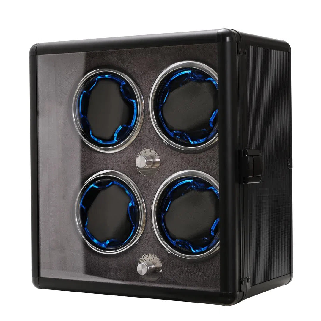 Carica Orologi Automatici Quatuor Moderno Nero-Le Remontoir-1