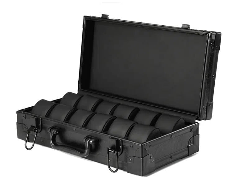 Valigetta portarologi nera per orologiaio-Le Remontoir-1