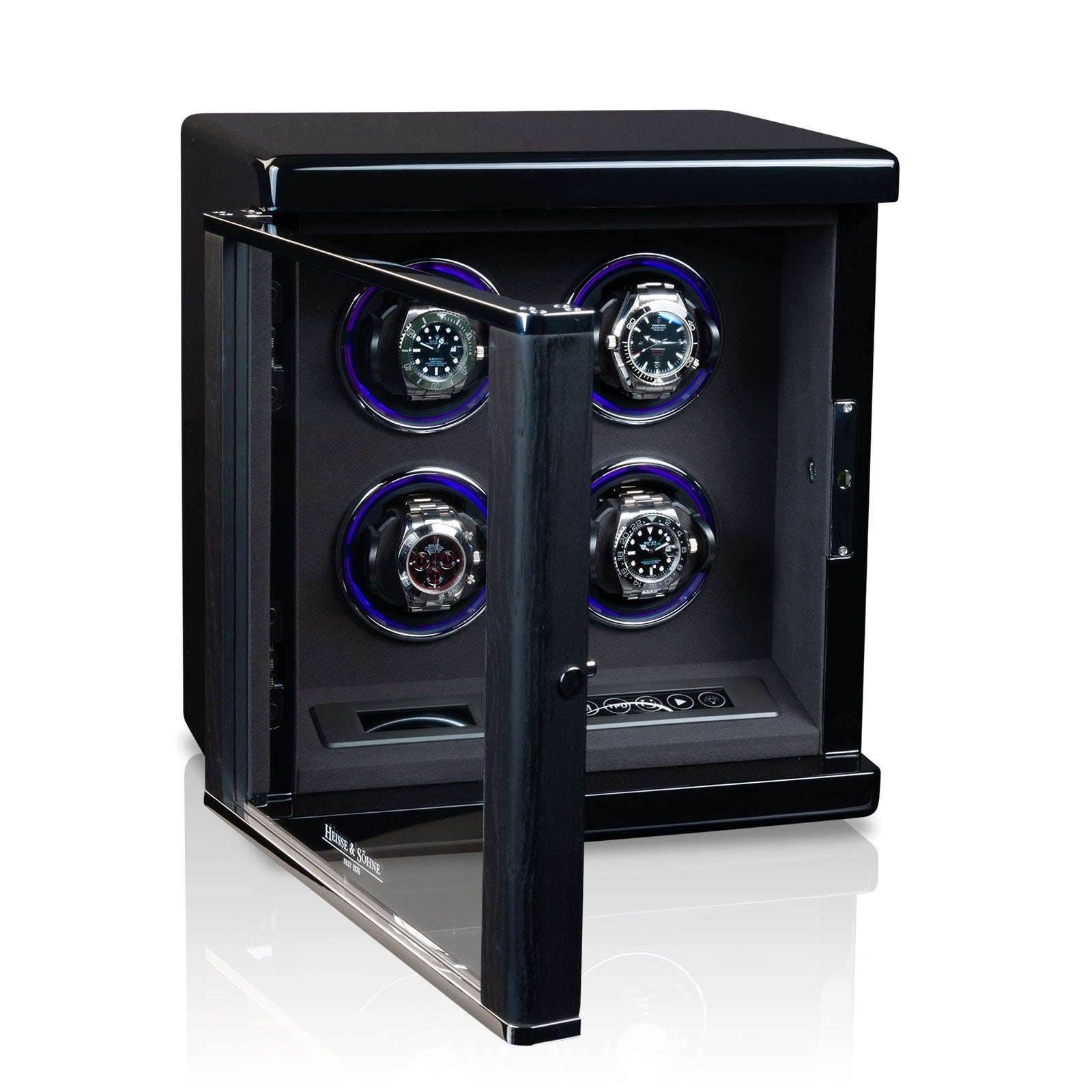 Carica Orologi Automatici - Chicago 4 Nero-Le Remontoir-4