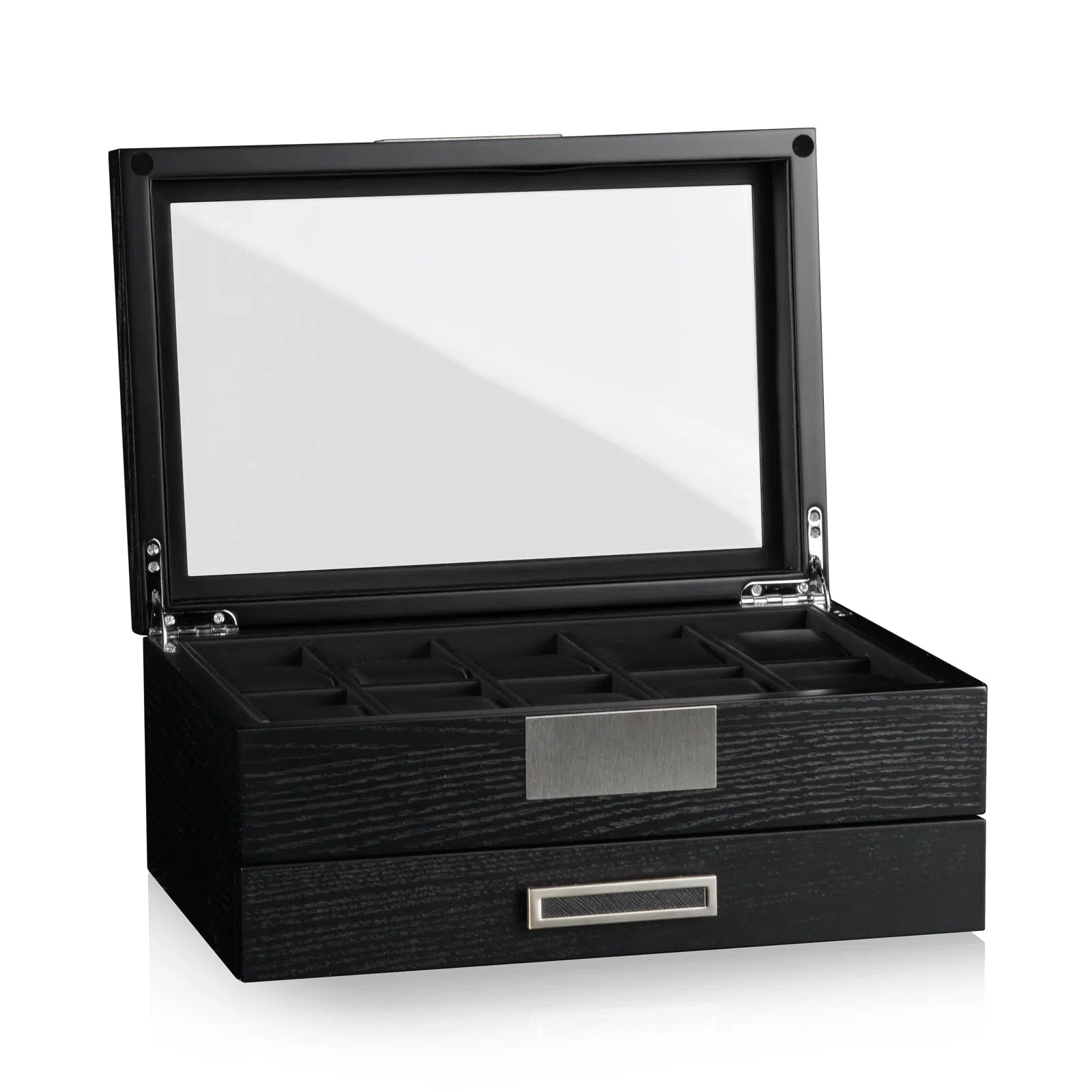 Porta Orologi - Monteray 10 Orologi Nero Satinato-Porta Orologi-2