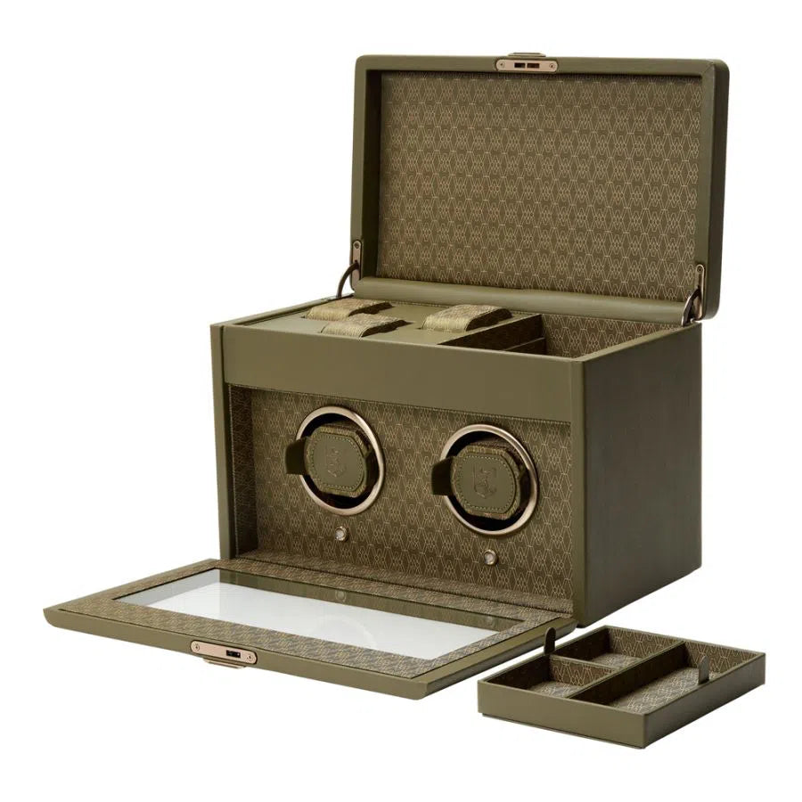 Carica orologi automatici doppio Earth Olive-Le Remontoir-4