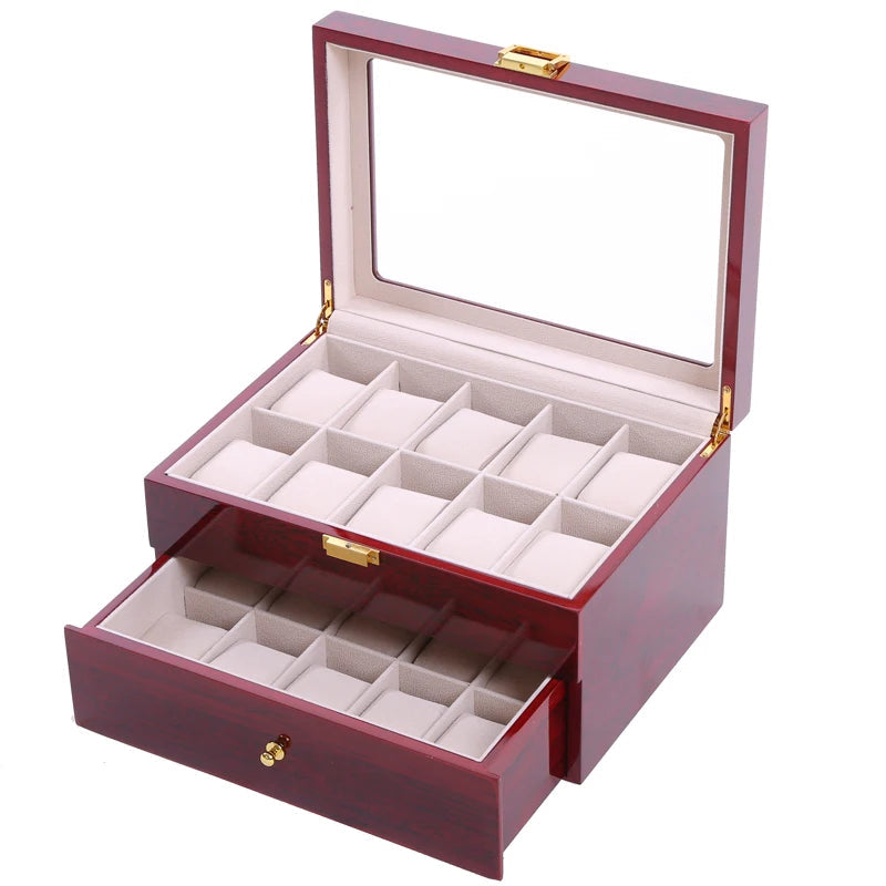 Porta orologi - Cofanetto Armonia Rosso-Le Remontoir-4