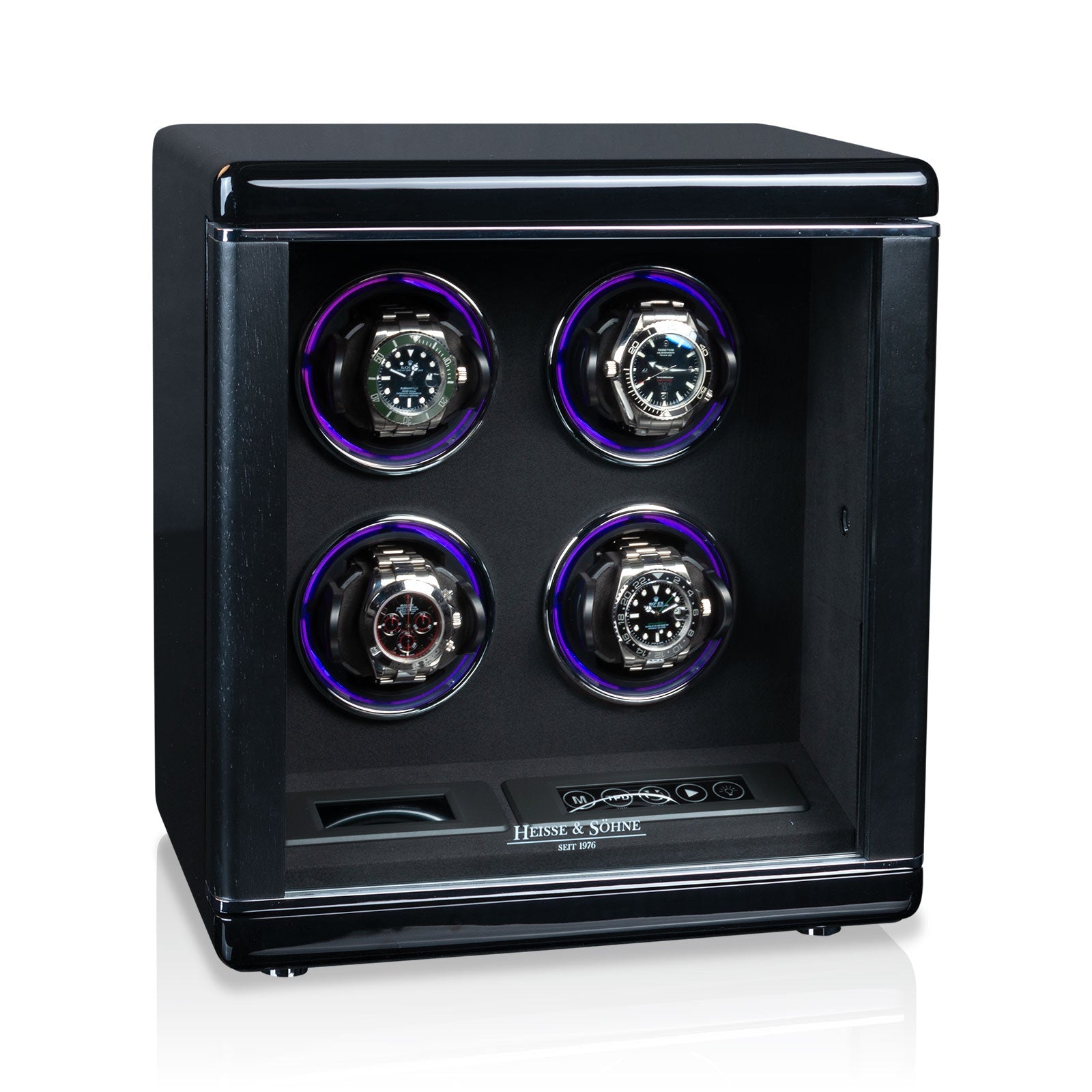 Carica Orologi Automatici - Chicago 4 Nero-Le Remontoir-1