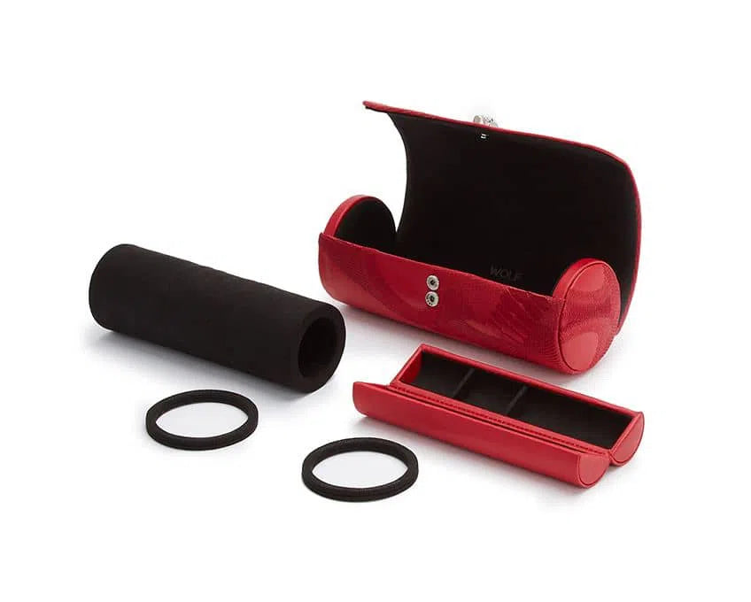 Étui porta orologi - Momento Mori Rosso-Le Remontoir-2