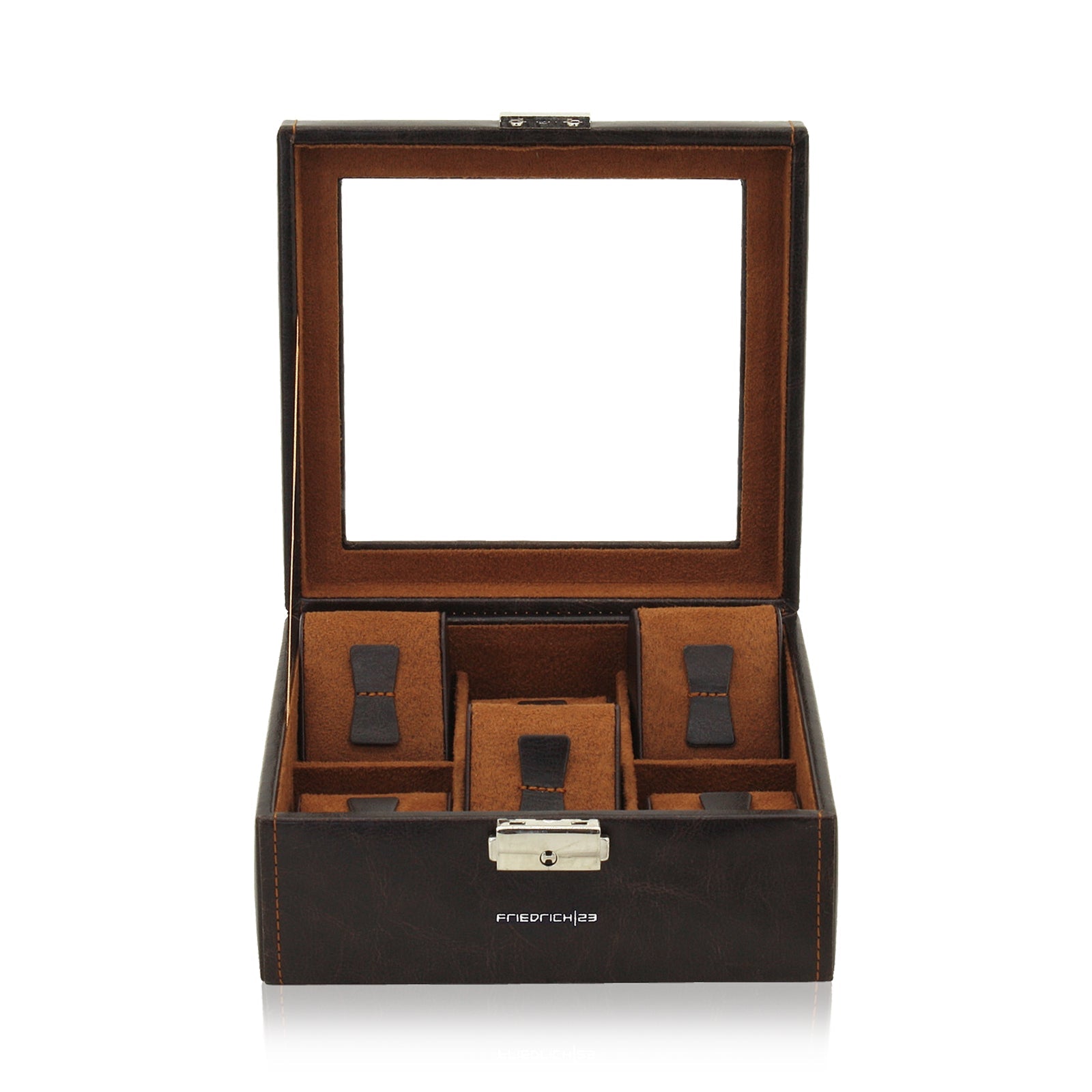 Porta Orologi - Bond 6 Orologi Marrone-Le Remontoir-1