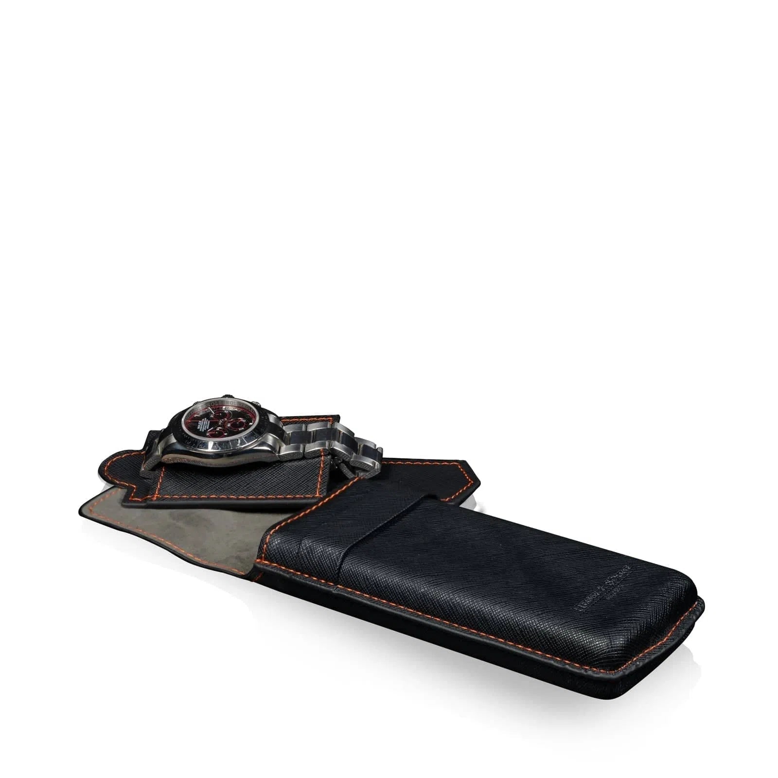 Porta Orologi - Custodia Saffiano Oro-Le Remontoir-1