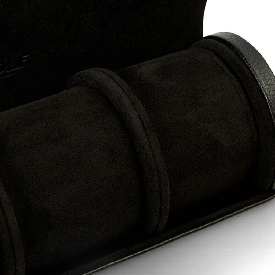Porta orologi triplo British Racing nero-Le Remontoir-3