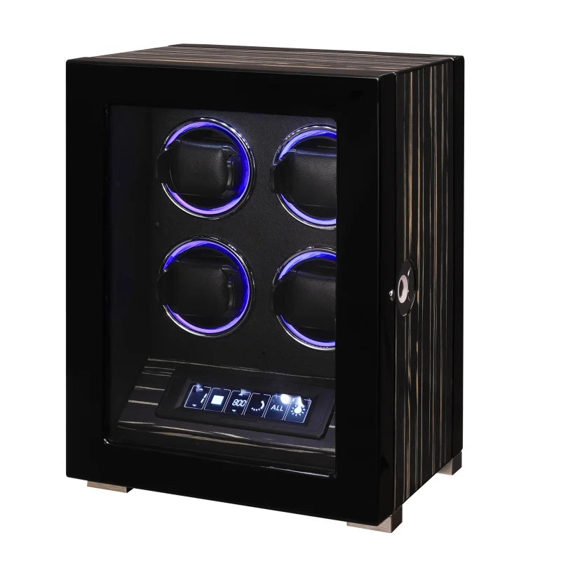 Carica Orologi Automatici Quatuor Nero Ebano-Le Remontoir-1