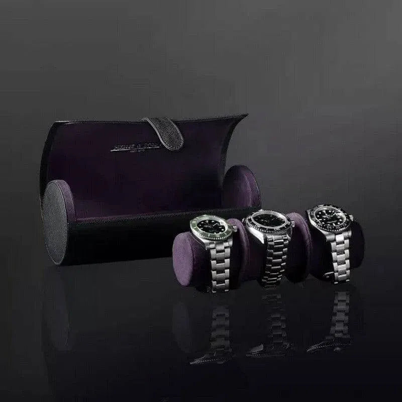 Porta orologi - Roll 3 Violett-Le Remontoir-2
