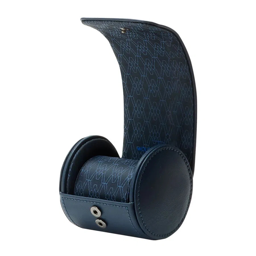 Rullo per porta orologi singolo Terre blu-Le Remontoir-4