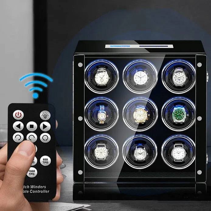 Carica Orologi - Premium Marrone 9 Scomparti-Le Remontoir-2