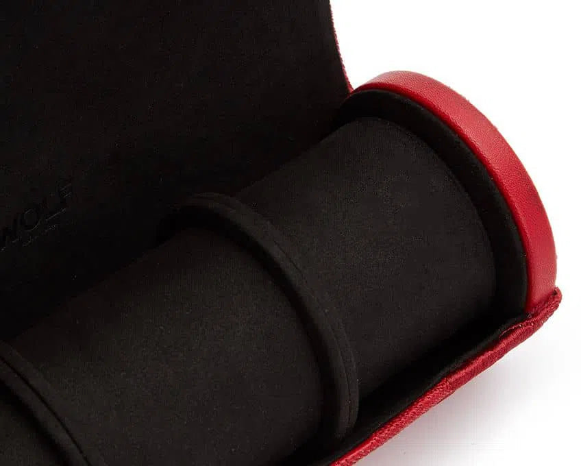 Étui porta orologi - Momento Mori Rosso-Le Remontoir-4