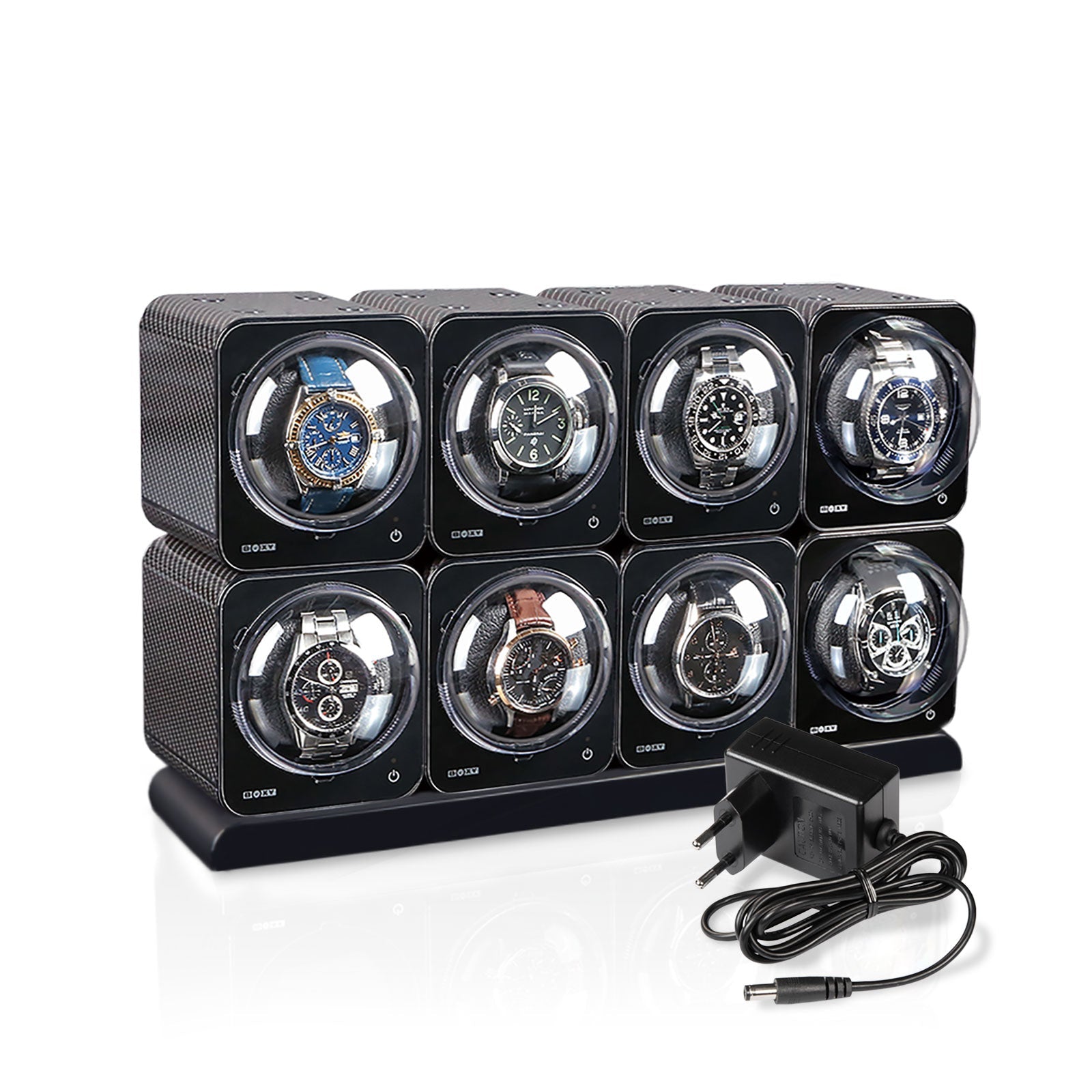 Carica Orologi Automatici Boxy Fancy Brick 8 - Carbonio-Le Remontoir-1