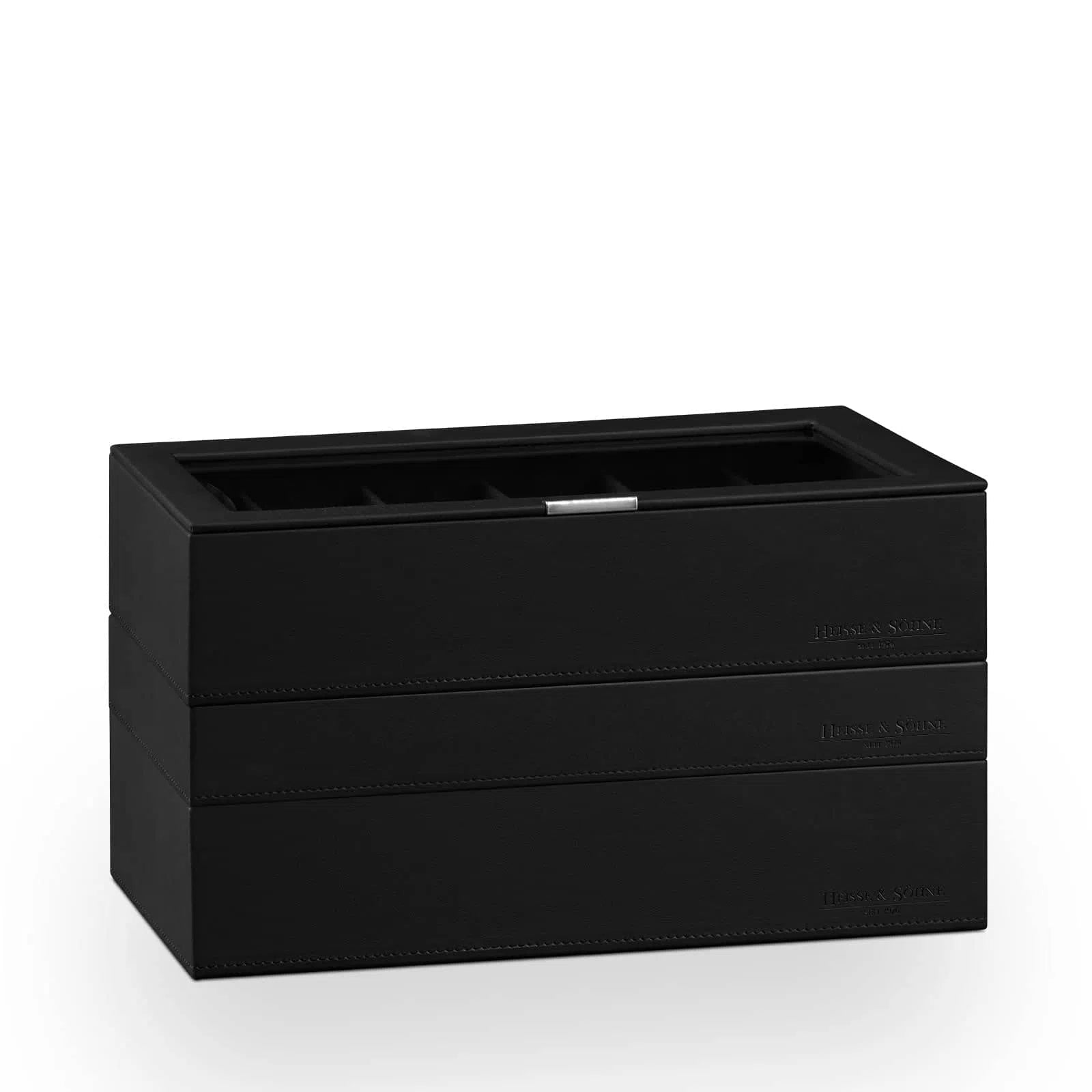 Porta orologi - Heisse XXL Black-Le Remontoir-2