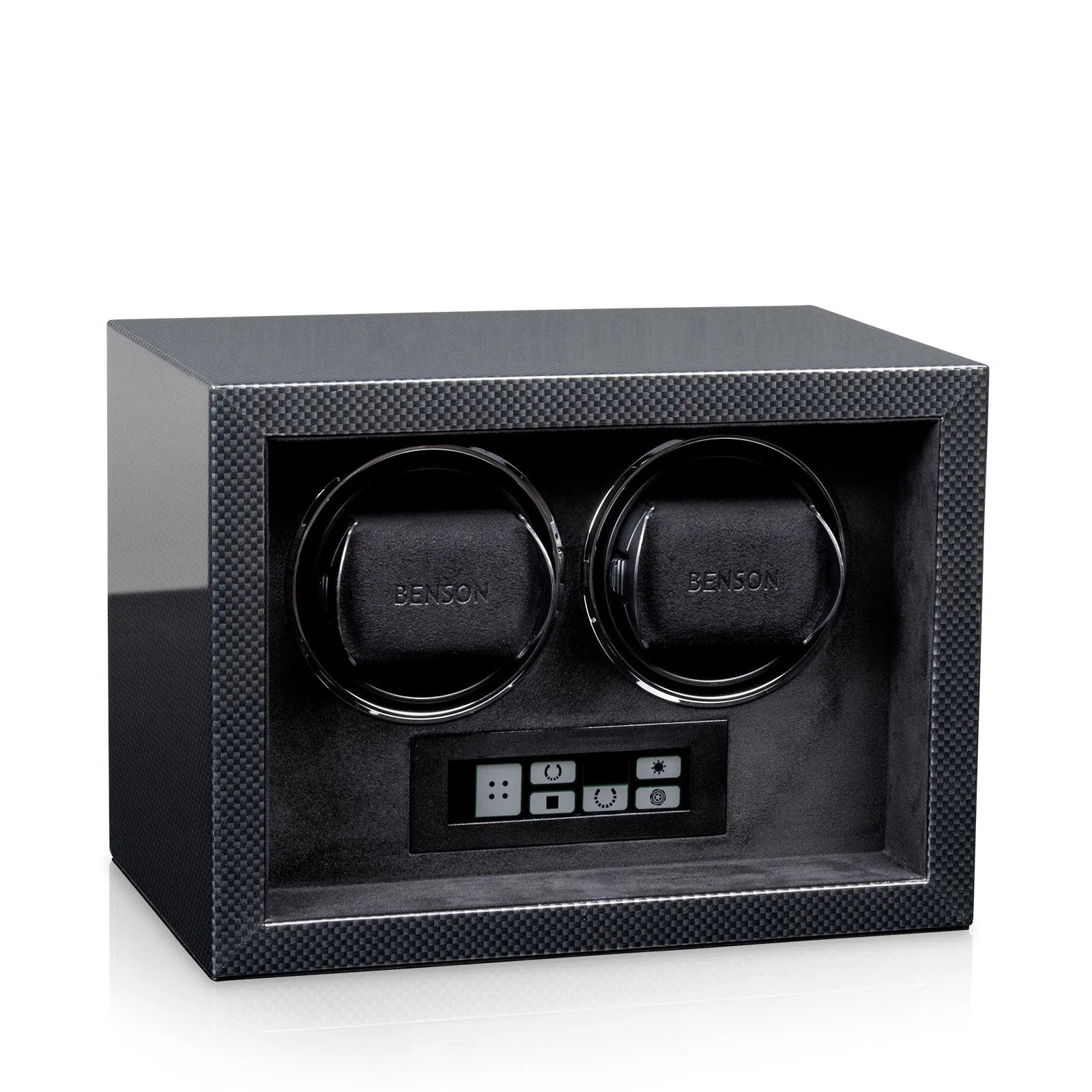 Carica Orologi Automatici - Porta Orologi Doppio Compatto in Fibra di Carbonio-Le Remontoir-1