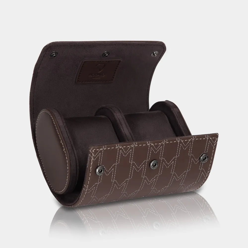 Porta Orologi - OPTIMUS 2 Orologi Marrone / Bianco-Porta Orologi-1