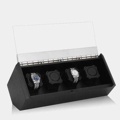 Carica Orologi Automatici - CARAT 4 Orologi Grigio / Nero-Le Remontoir-1