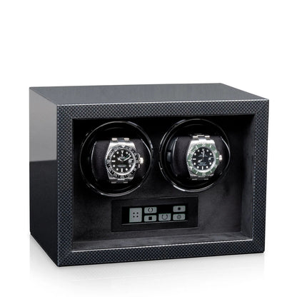 Carica Orologi Automatici - Porta Orologi Doppio Compatto in Fibra di Carbonio-Le Remontoir-4