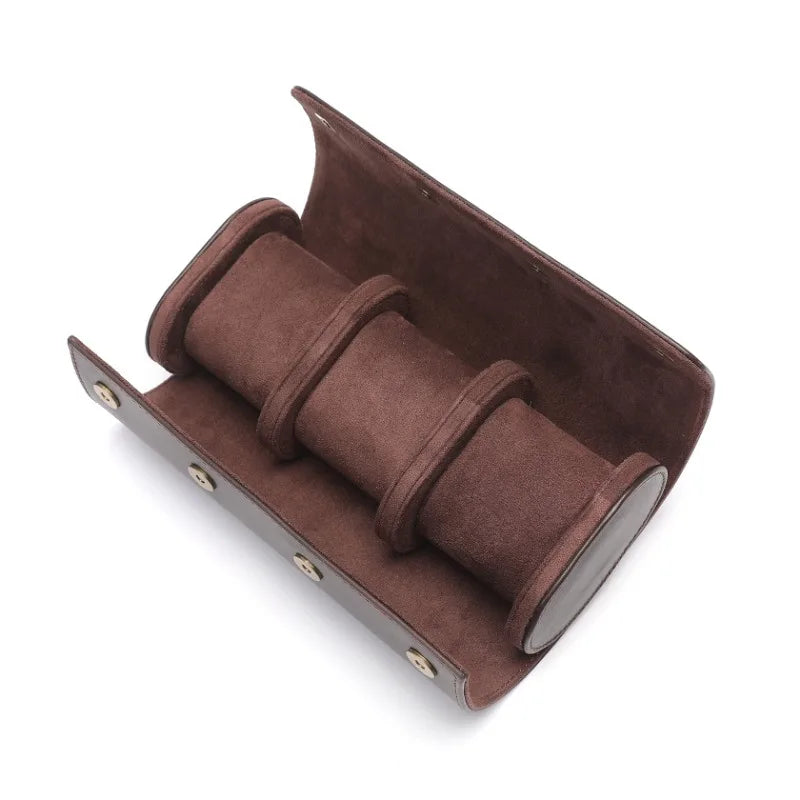 Astuccio – Pelle Marrone scuro triplo 6