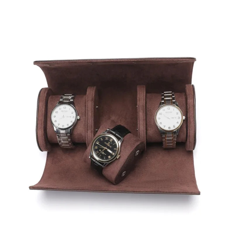 Astuccio – Pelle Marrone scuro triplo 7