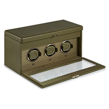 Carica orologi automatici triplo Earth Olive-Le Remontoir-6