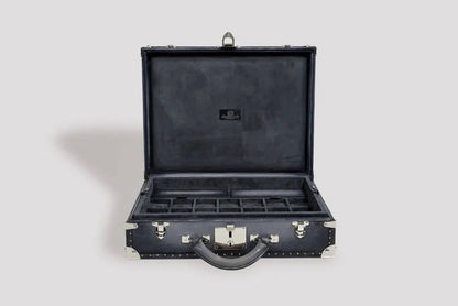 Porta orologi - Trunk Patina Grigio-Le Remontoir-3